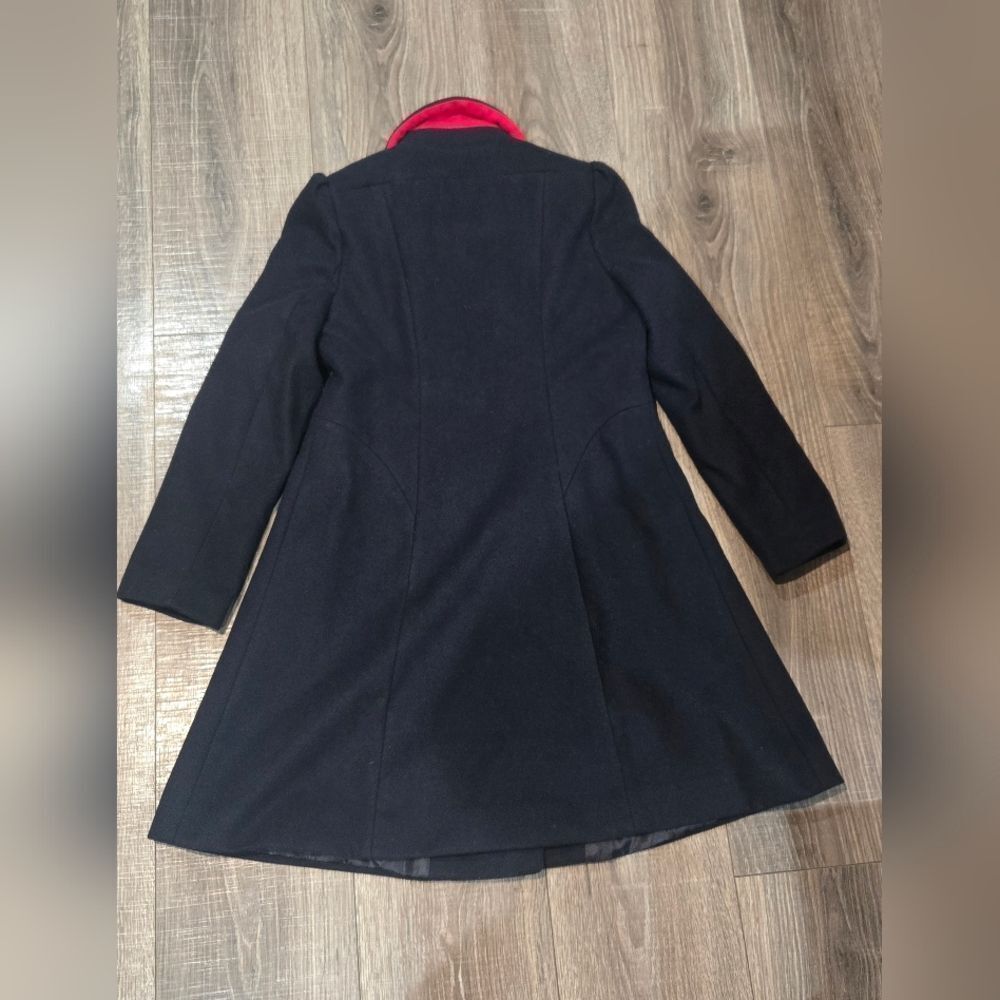 Rothschild Girls Military Coat Size 10-12 Dark Navy Blue Military Coat - Picture 4 of 4